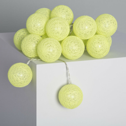 Ledkia - Ghirlanda LED 20 Sfere Lemon Presa precio