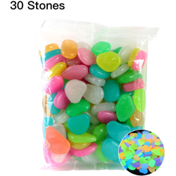 Pietre colorate luminose acquario fluorescente | 30 pezzi stile colore misto 12 - 30 pezzi stile colore misto 12 características