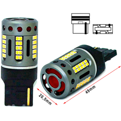 Lampada Led 7440 T20 W21W 100% Canbus 12V 21W Effettiva Bianco 6000K Con Ventola In Testa características