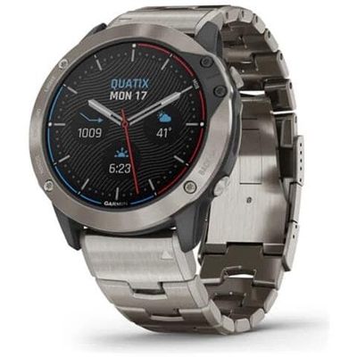 Quatix 6x Solar Ghiera E Bracciale In Titanio Con Lente Power Glass Art. 010-02157-31