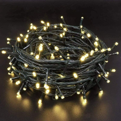 Catena Luminosa 300 Luci LED Lucciole Bianco Caldo Controller 8 Funzioni Interno características