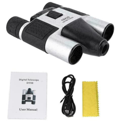 Binocolo Con Fotocamera Digitale Telescopio Tf Microsd 10x25 Dt08 1.3mp Cmos en oferta