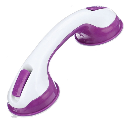 Maniglia Maniglia Ventosa Vasca da bagno Cabina doccia Supporto per wc viola
