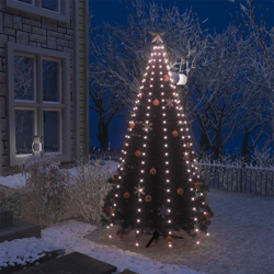 Rete di Luci per Albero di Natale con 250 LED IP44 250 cm - Verde - Vidaxl características