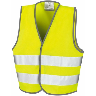 Result - Junior Safety Vest - Junior Safety Vest 100%P | M - NEUTRO (SENZA PERSONALIZZAZIONE) - fluorescent yellow (YELL) - Yellow