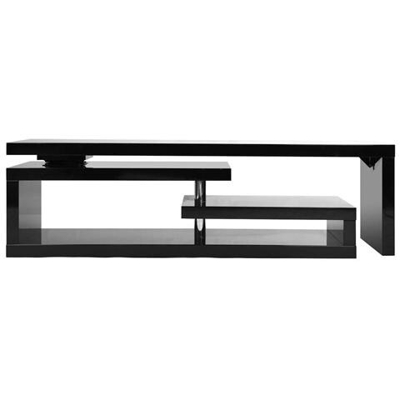 Mobile Tv Design Laccato Nero Girevole Max V2