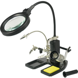 Lampada da tavolo con lente 826054 - Toolcraft en oferta
