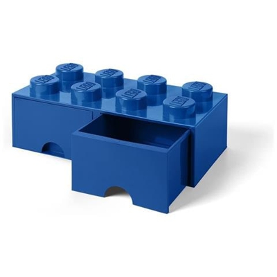 Contenitore LEGO Brick 8 Cassetto Blu