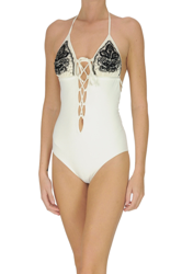 Embellished swimsuit precio