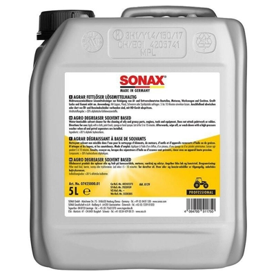 Sgrassaggio Solvente - Sonax Agrar 5 L