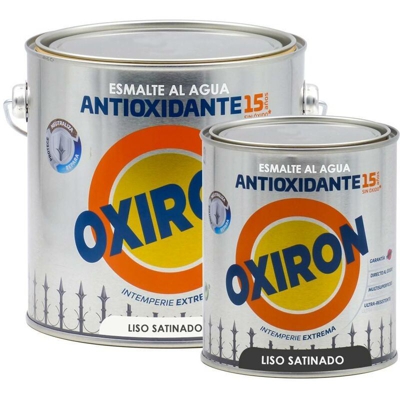 Smalto antiossidante Oxiron all'acqua Smooth Satin | 750 mL - Blanco - Blanco - Titan