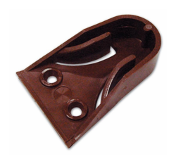 Reggitubo Tondo in Nylon per Armadio 18mm Bianco Fissaggio Laterale 20pz precio