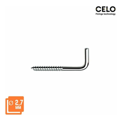Scatola da 500 ganci CELO REF ALR 2,7x40mm ZINGUATO en oferta