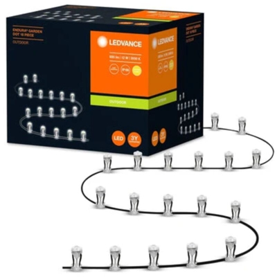 Catena luminosa LED LEDVANCE Endura Garden Dot 4058075478473 Potenza: 12 W Bianco caldo 12 kWh/1000h