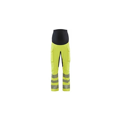 710016423399XL - Pantaloni premaman, elasticizzati, a 4 vie, colore: Giallo/Nero, XL - Blaklader