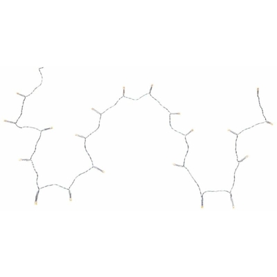 20x LED Luci natalizie Natale Soggiorno Sala da pranzo Lampada Apparecchio Bianco Globo 29951-20