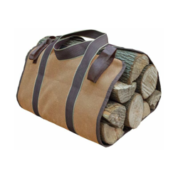 Borsa da trasporto per legna da ardere, tela cerata, per legna da ardere, porta fieno per caminetto, fornello, accessori kaki características