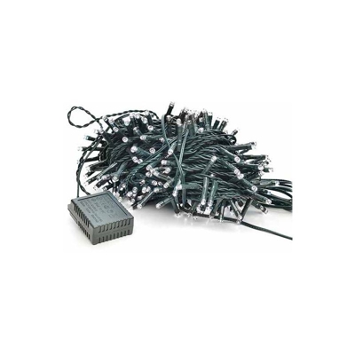 Luci natale catena luminosa natalizia 40MT 500pcs micro Led reflex Ø4mm bianco freddo 6000K con controller IP44