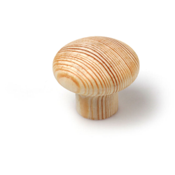 Pomolo stile classico, Pino, Pino Grezzo, 35 mm di diametro. Marchio - REI en oferta