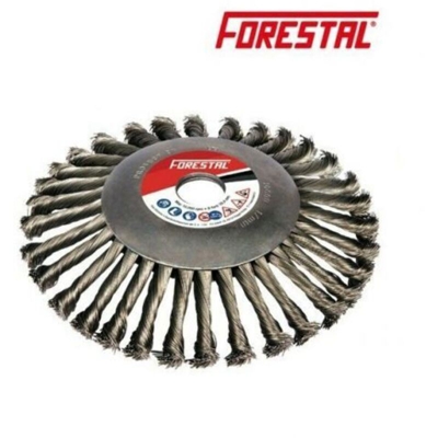 Forestal - TESTINA DECESPUGLIATORE UNIVERSALE SPAZZOLA PER DISERBO PULIZIA 200 MM (17514)