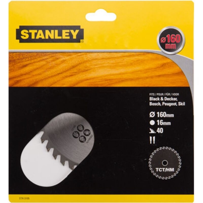 CZB 160 mm x 16 mm TCT / hm 40t - Stanley
