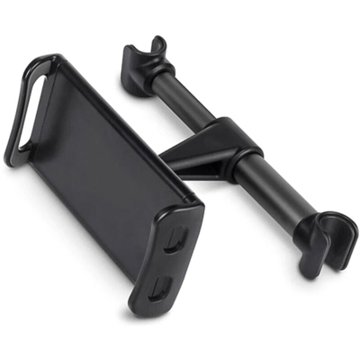Carall - LEDLUX PT619345 Porta Celluare Poggiatesta Auto Supporto Smartphone Tablet Da 5~9' Nero Rotazione di 360 Gradi Per Sedile Posteriore