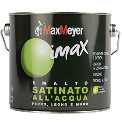 Max Meyer - Imax Smalto All' Acqua Satinato 2Lt Bianco Panna