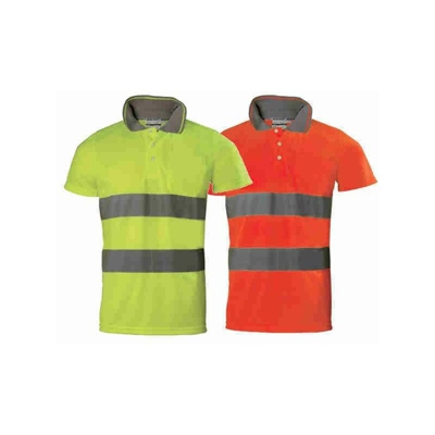 Polo Alta visibilità | M - NEUTRO (SENZA PERSONALIZZAZIONE) - Arancio - Arancio