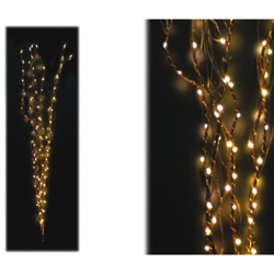 Rami intrecciati 60 Led bianco caldo per interno - cavo 3 mt. en oferta