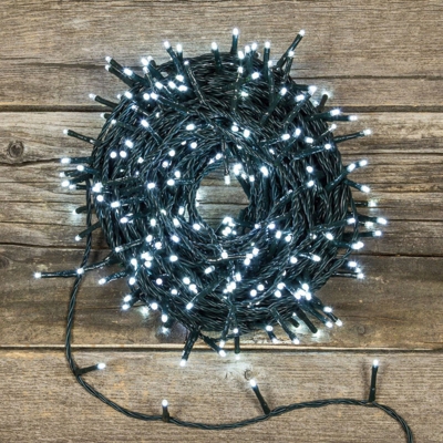 Lotti Importex - Luci di natale catena da 480 led 3mm luce calda caldo per albero per esterno