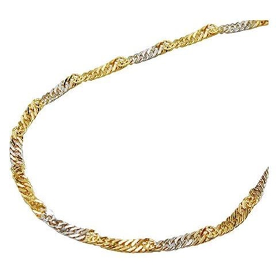 Braccialetto 518006 - Singapore Chain 14ct Gold 19cm
