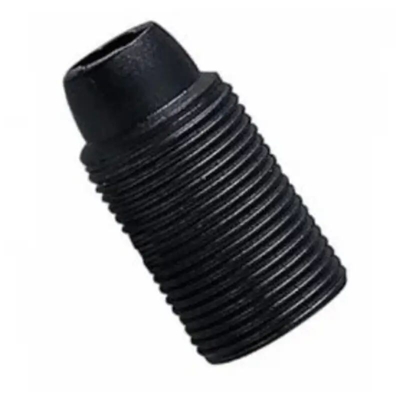 portalampada filettato 1 pezzo CE E14 nero fae fg24026