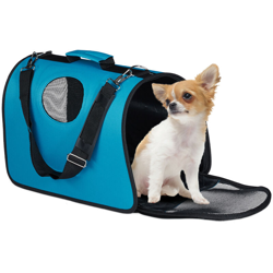 Trasportino per Cani, Cagnolini di Piccola Taglia & Gatti fino a 8 kg, Accessori Borsa Auto & Aereo, Blu en oferta
