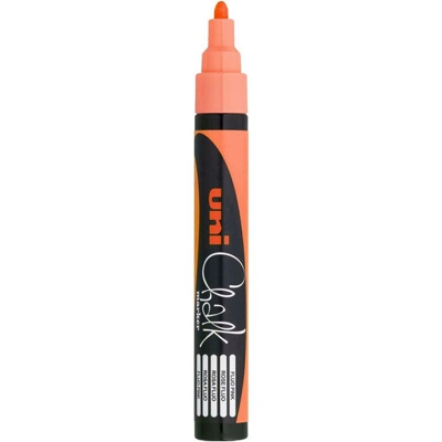 Pennarello gesso Uni Chalk Marker | arancia - arancia