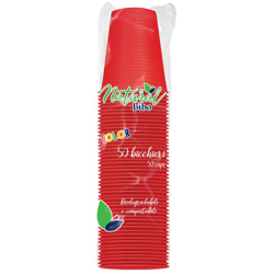 Machieraldo Gustavo - BICCHIERE cc 200 Pz 50 ROSSO NATURAL BIBO en oferta