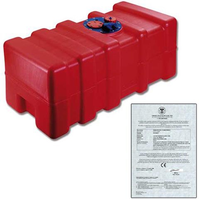 Serbatoio Omologato Certificato Ce Per Carburante Litri 70 Fabbricato Il Eltex