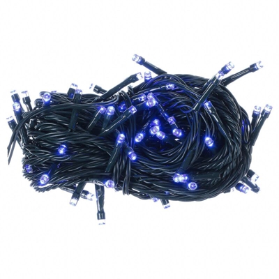 Catena luminosa mini lucciole 100 lampadine luce multicolor per albero di natale addobbi