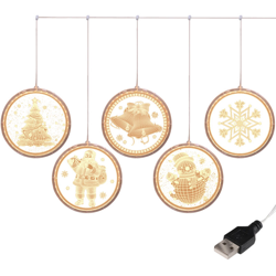 Disco 5 serie luci ghiacciolo, luci della stringa led, luci di Natale decorazione características