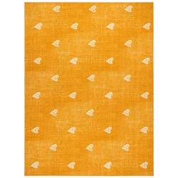 Tappeto Per Bambini Hearts Jeans, Vintage Cuori - Arancia Toni Arancia 200x350 Cm características
