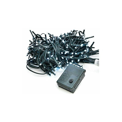 Ledlux - Mantello Luci Led Per Albero Di Natale 288 Luci Bianco Freddo 3,2 Metri IP65 Con 8 Giochi Luci