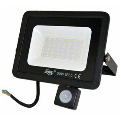 Faretto led esterno 10w luce fredda sensore movimento crepuscolare regolabile