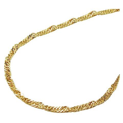 Collana 518003 - Singapore Chain 14ct Gold 45cm