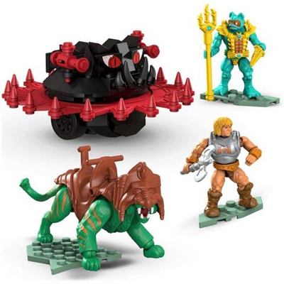 Masters Construx Mega Della Vs. Universe Battle Cat Roton