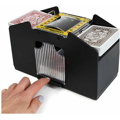 B&s - Mescolatore carte automatico 4 mazzi di carte poker gioco mescola a batterie