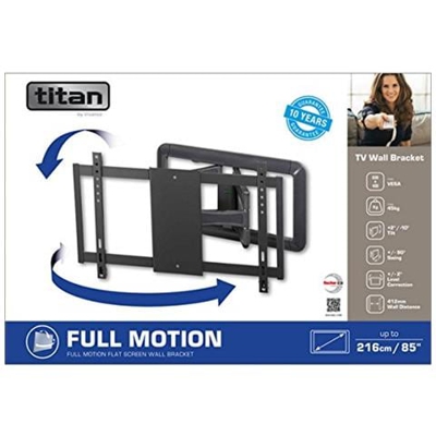 Vivanco 37989 85'''' Titanio supporto da parete per tv a schermo piatto''