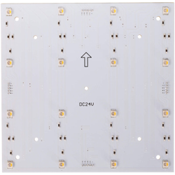 Piastra modulare LED 7W 24V RGB 3000K dimmerabile luce colorata tabelle insegne en oferta