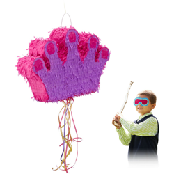Detalles de la oferta de 10022566 Pignatta Corona da Riempire, Feste Compleanno Bambino, Da Rompere con Bastone o Tirando i Fili, Lilla-Fucsia 10022566 Pignatta Corona da Riempire, Feste Compleanno Bambino, Da Rompere con Bastone o Tirando i Fili, Lilla-Fucsia precio