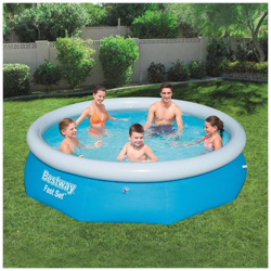 Set Per Piscina Gonfiabile Fast Rotonda 305x76 Cm 57266 precio