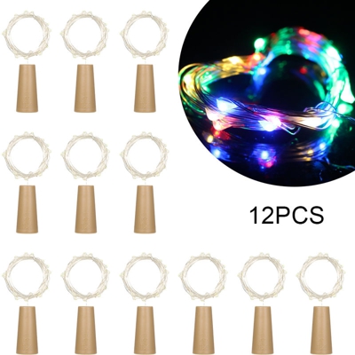 4.5V 1.2W 2 cantieri tappo 20 luce della stringa rame LED incontra IP65 colorato lampada atmosfera 12 montato
