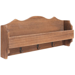 Appendiabiti a Muro Marrone 50x10x23 cm in Legno - Marrone - Vidaxl en oferta